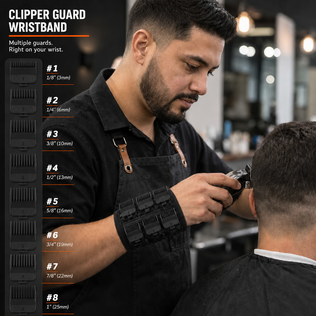 Wearable Professional Clipper Guard Organizer.
